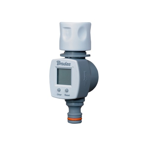 Garden tap water flow meter - tap,