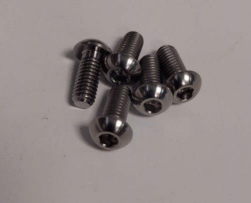 Titanium dome button - m6,