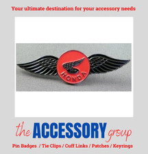 New Honda motorcycle wing Sports bike Logo Motorbike pin badge tie pin metal