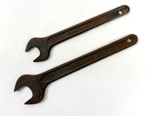 2x Vintage Open End Spanners
