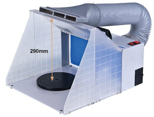 Portable spray booth - portable, extractor
