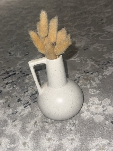Small ceramic speckled - speckled, vase