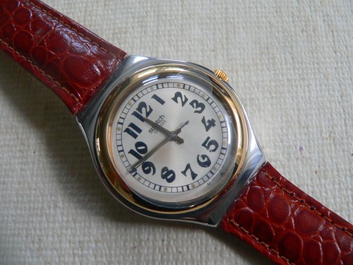 1994 swatch irony watch big - irony,