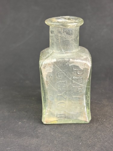 61626 old antique glass - glass, bottle