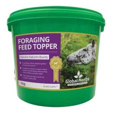 Global Herbs Foraging Feed Topper Harvest Nature's Bounty 1kg New Range