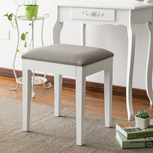 Wooden dressing table - wooden, stool
