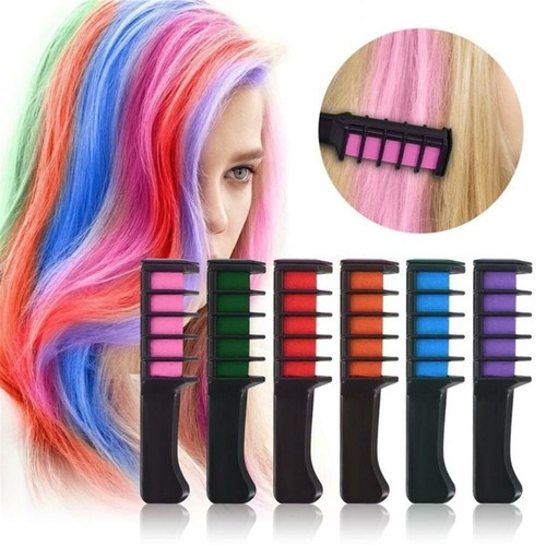 Hair chalk comb - hair, temporary