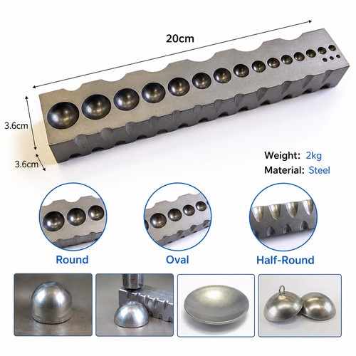 Steel jewellery doming - steel,