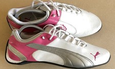 Puma Future Cat Trainers US 5.5 EU 37.5 White Pink Rare Y2K Vintage Shoes