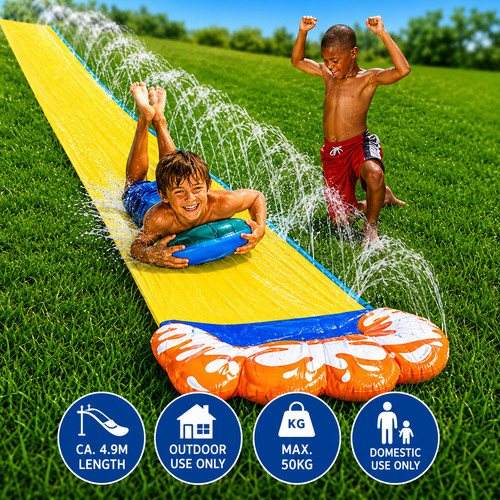 Single kids garden water slip - single,