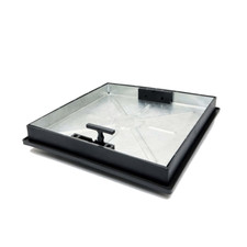 Recessed paving manhole cover - manhole,