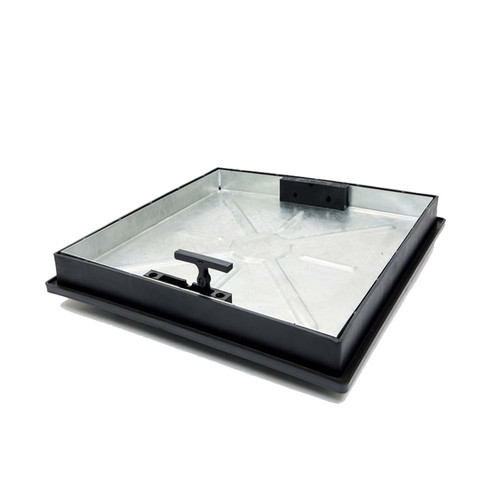Recessed paving manhole cover - recessed,