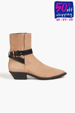 RRP€580 TOD'S Leather Ankle Boots US9.5 UK6.5 EU39.5 Buckle Straps Made in Italy