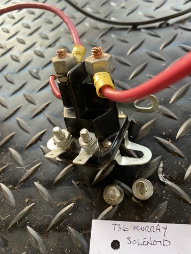 Post starter solenoid from - starter,