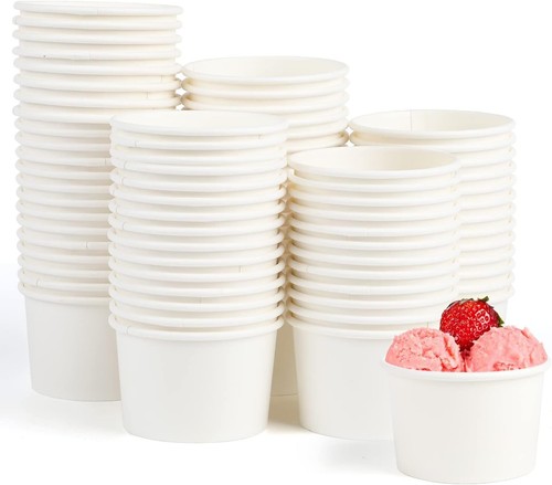 Paper ice cream cups - ice,