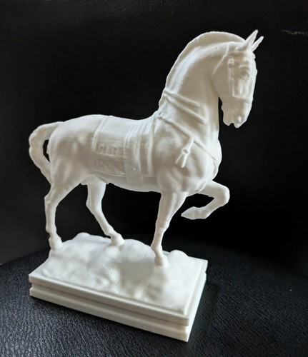 White horse statue gift - statue,