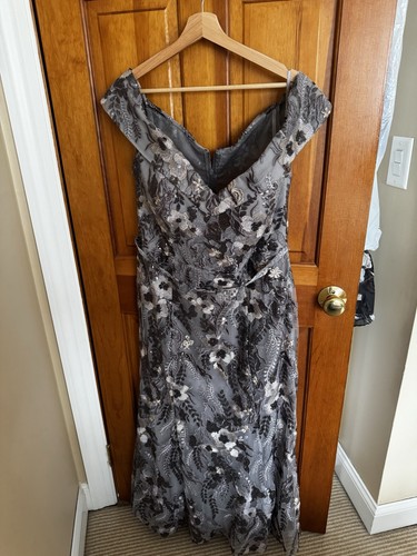 Mother the bride gray gown - of,