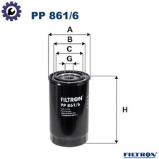 FUEL FILTER PP 861/6 FOR