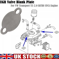 EGR Valve Blank Plate for VW
