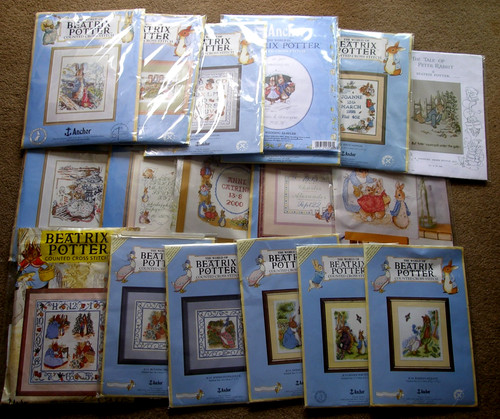 Beatrix potter cross stitch - beatrix,