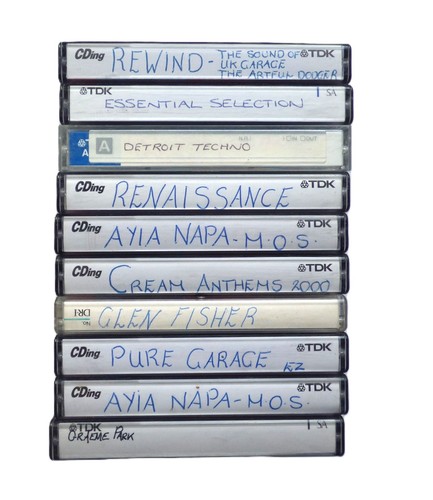 Used tape cassettes - used, tdk