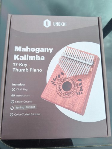 Unokki mahogany kalimba - kalimba, 17-key