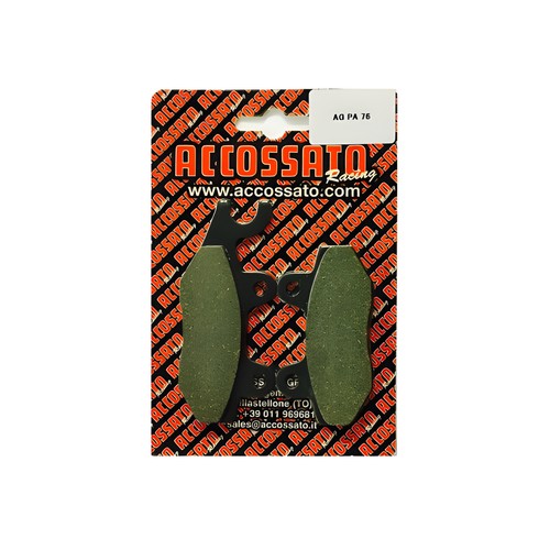 Front recessed brake pads for - front,