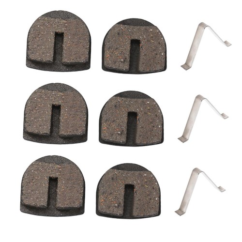 Rounded front rear brake pads - rounded,