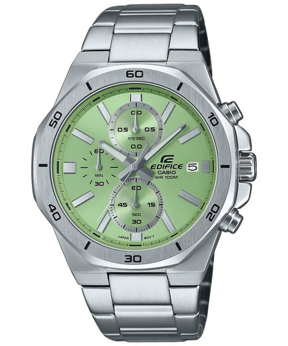 Casio silver mens - mens, chronograph