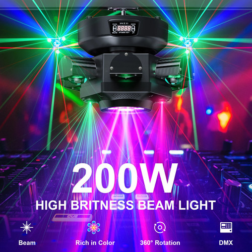 200w rgbw arms rotate laser - 200w,