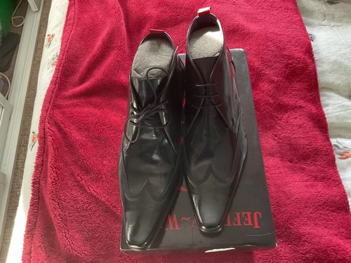 Jeffrey west black leather - west,