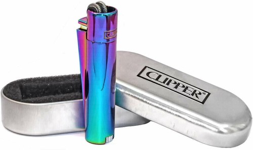 Clipper rainbow lighter metal - rainbow,