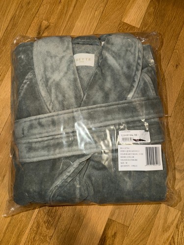 Frette velour shawl collar - velour,
