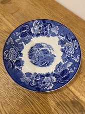 Vintage Woods Ware “Enoch Woods English Scenery” Blue & White Transferware Plate