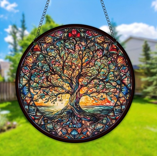 Circular acrylic wall art - circular,