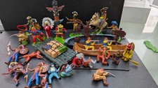 Britians Deetail 1/32 toy soldiers Western Figures Job Lot Cowboy Indians
