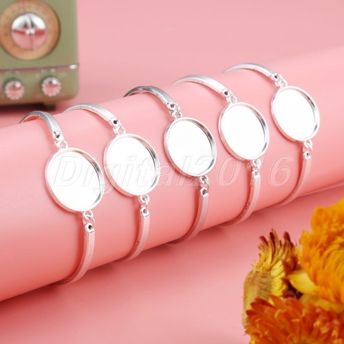 Metal cabochon bracelet - cabochon,