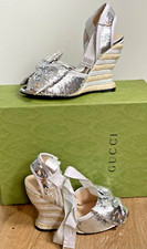 Gucci Silver Sequin Metallic