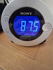 sony dream machine icf-c7ip Radio Alarm Clock IPod IPhone Docking Vintage 