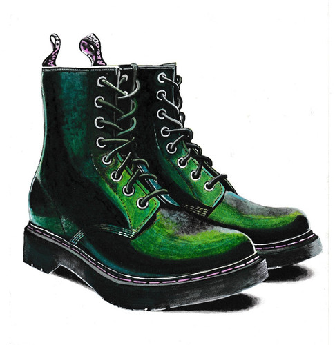 Doc martens boots print - martens, from