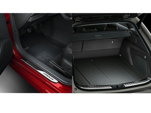 Toyota rubber floor mats high - floor,