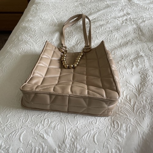 Zara bnwot beige quilted tote - zara,