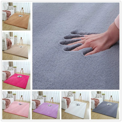 Rabbit fur rug - fur,