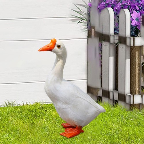 Goose garden statue realistic - statue,