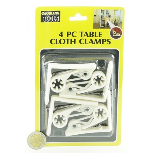 Table cloth clamps desk skirt