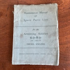 ARMSTRONG SIDDELEY 6hp - 8hp