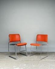 🚚 We Deliver - 100 Available -  David Rowland 40/4 Stacking Chairs - Cafe Bar