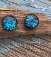 Sterling Silver Dichroic Glass