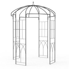 8.8 FT Metal Garden Arbor
