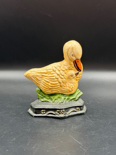 Vintage cast iron door stop - cast, stop-
